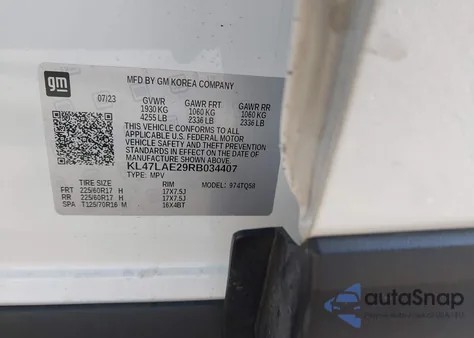 2024 Buick Envista Preferred Fwd from USA, damaged, VIN KL47LAE29RB034407